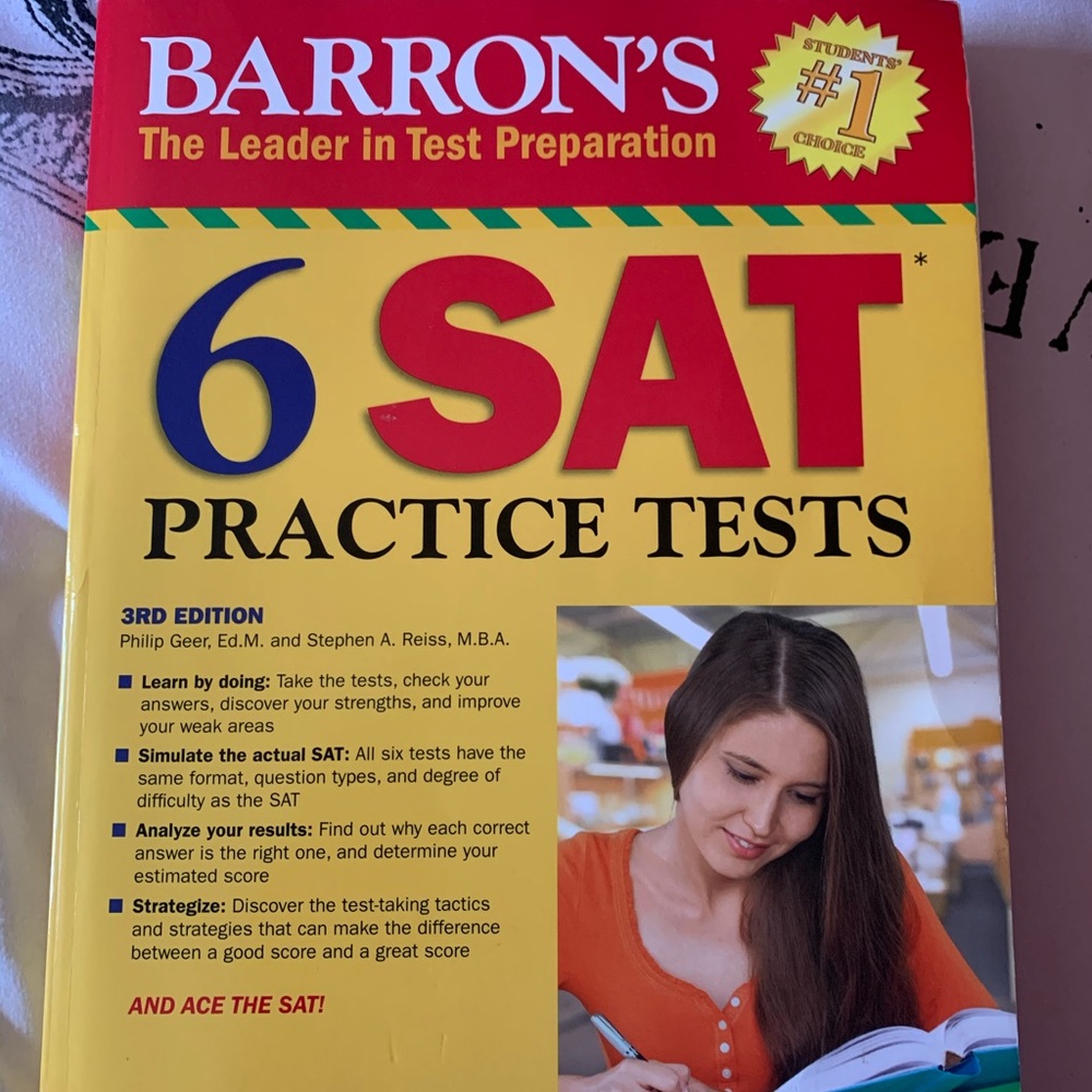 sat prep book